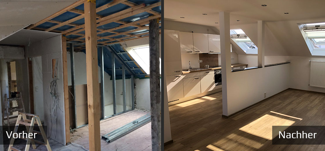 Altbausanierung Malerbetrieb-Bernd-Schmidt-Malermeister-Siegburg-Referenzen-Leistungen-Trockenbau-