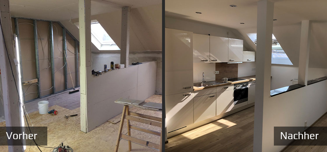 Altbausanierung Malerbetrieb-Bernd-Schmidt-Malermeister-Siegburg-Referenzen-Leistungen-Trockenbau